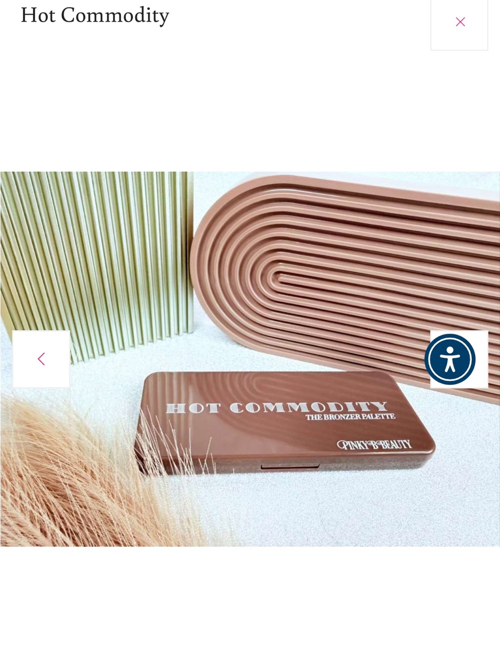 Hot Commodity Bronzer Palette - Pinky’s Beauty - Warm Brown